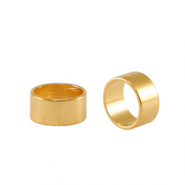 Perline di metallo DQ tubo &Oslash;5mm oro (privo di nichel)