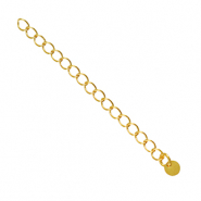 Componenti di metallo DQ allungatrice moneta 4mm oro (privo di nichel)