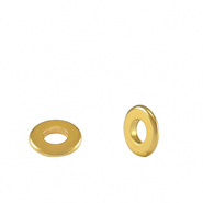 Perline di metallo DQ anello separatore 9mm oro (privo di nichel)