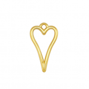 Ciondoli di metallo DQ cuore oro