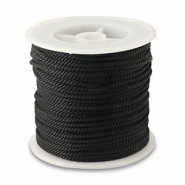 Cordoncino alla moda 2mm nero