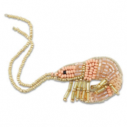 Broches gamberetto pesca-oro
