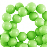 Perline in acrilico 4 mm lucido verde chiaro