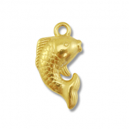 Ciondoli in acciaio inossidabile pesce oro