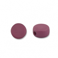 Perline in acrilico disco melanzana