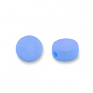 Perline in acrilico disco blu