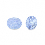 Perline in resina rondella 12mm blu