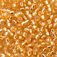 Rocailles Miyuki 8/0 Silverlined Dark Gold 8-4