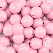 DQ Perline in acrilico 14 mm rosa chiaro
