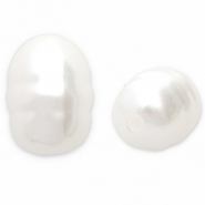 Imitazione di perle d'acqua dolce chicco di riso bianco