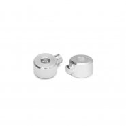 Componenti di metallo DQ Eco-brass&reg; schiaccini tubo argento antico (privo di nichel)