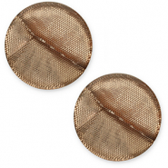 Cabochon Polaris Elements 20 mm piatto Las Vegas marrone