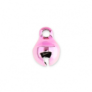 Ciondoli di metallo campanellini 6mm rosa chiaro