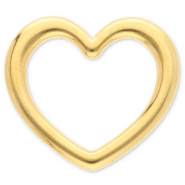 Componenti in acciaio inossidabile distanziatore cuore oro