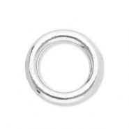 Componenti in acciaio inossidabile anellino chiuso 5mm argento