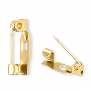 Componenti in acciaio inossidabile supporto per spilla/broche oro
