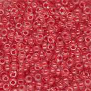 Rocailles Miyuki 8/0 Dark Coral Lined Crystal 8-0226