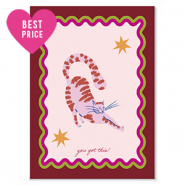 Espositori bigiotteria in cartoncino "you got this" rosso