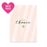 Espositori bigiotteria in cartoncino "Bonne Chance" beige rosa