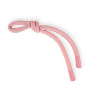 Portachiavi paracord rosa vintage