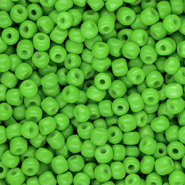 Perline di vetro rocailles 6/0 (4mm) verde