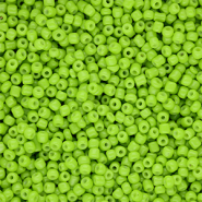 Perline di vetro rocailles 12/0 (2mm) verde lime