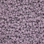 Perline di vetro rocailles 12/0 (2mm) viola malva polvere