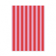 BY31&reg; Espositori bigiotteria in cartoncino linee rette rosso-rosa