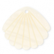Pendenti di conchiglia prodotti speciali conchiglia di capesante bianco