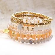 Set di ispirazione È l’ora di qualche nuova idea! Realizzare bracciali con le perline sfaccettate 