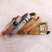 Set di ispirazione Idee creative per gioielli di tendenza con la nuova serie di bracciali Cuoio