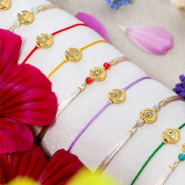 Set di ispirazione Idee creative per bracciali di tendenza con perline di metallo DQ Fiore di nascita