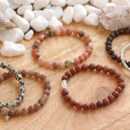 Set di ispirazione Idee per realizzare gioielli alla moda con perline in pietra naturale