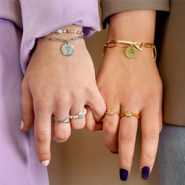 Set di ispirazione Idee creative per gioielli con la collezione femminile in acciaio inossidabile e metallo DQ