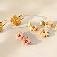 Set di ispirazione Ecco come creare gioielli con le perline di ceramica greca DQ con fiori