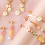 Set di ispirazione Idee creative con conchiglie a forma di fiore  