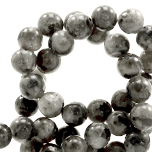 Perline in pietra naturale Labradorite 8mm antracite