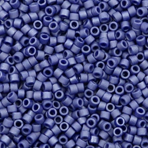 Perline Miyuki Delica 11/0 Metallic matte royal blue DB-377