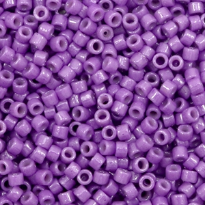 Perline Miyuki Delica 11/0 Duracoat opaque dyed anemone purple DB-2140