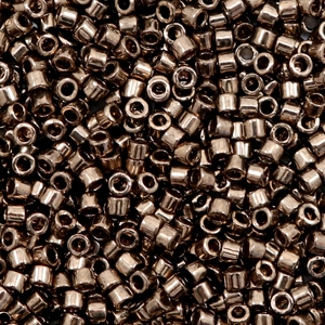 Perline Miyuki Delica 11/0 Metallic dark bronze DB-22