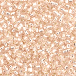 Perline Miyuki Delica 11/0 Silverlined pink mist DB-1203