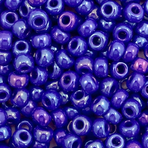 Rocailles Miyuki 6/0 Opaque luster cobalt blue 6-1945