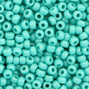 Rocailles Miyuki 8/0 Opaque turquoise green 8-412