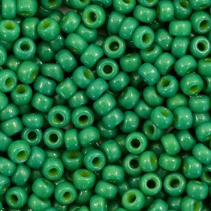Rocailles Miyuki 8/0 Duracoat opaque spruce green 8-4477
