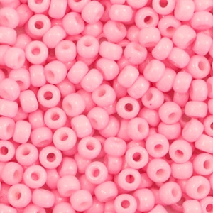 Rocailles Miyuki 8/0 Duracoat opaque light carnation pink 8-4466