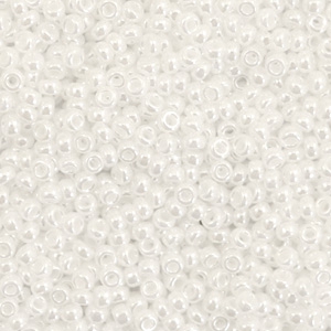 Rocailles Miyuki 11/0 Ceylon white pearl 11-528