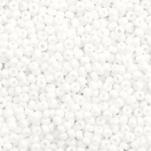 Rocailles Miyuki 11/0 Opaque white 11-402