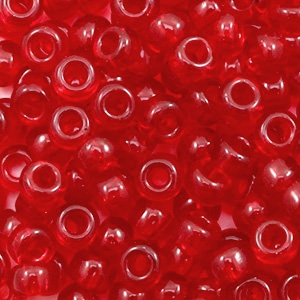 Rocailles Miyuki 8/0 Transparent ruby red 6-141