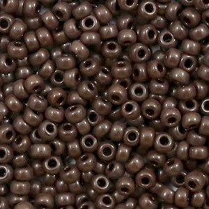 Rocailles Miyuki 8/0 Opaque chocolate brown 8 - 409