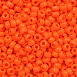 Rocailles Miyuki 8/0 Opaque orange 8 - 406